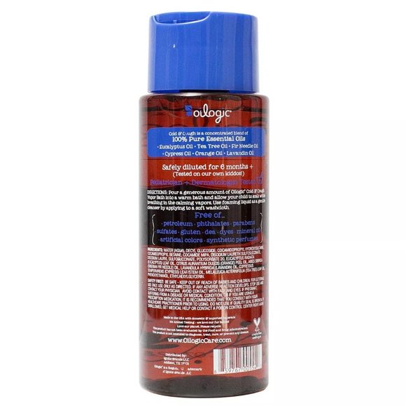 Oilogic Kids Bath, Skin & Hair New 3 Oilogic Kids Cold Cough Vapor